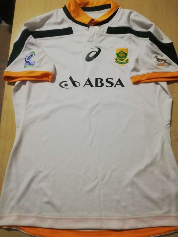 Junior Springbok Player Issue Jersey RWC 2014 no 1 Size 3XL