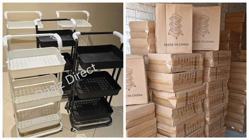 3 tier trolley