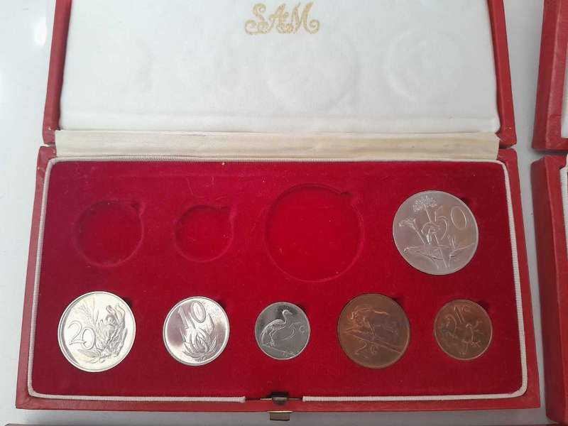 Proof sets 1957,1971,1980,1981