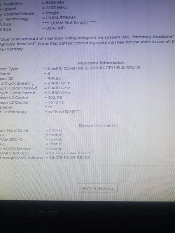 Latitude 5570 motherboard