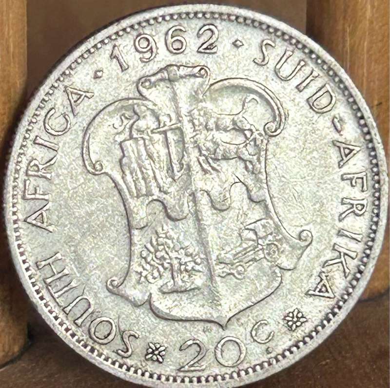 1962 Twenty cent SILVER coin