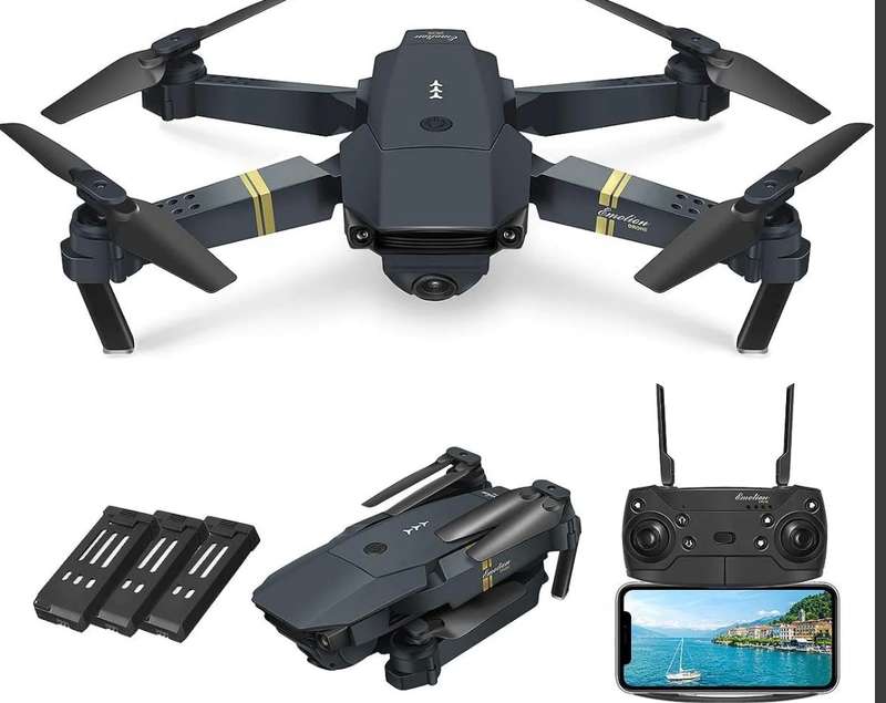 998 Pro Micro Foldable Drone Set With Dual Cameras