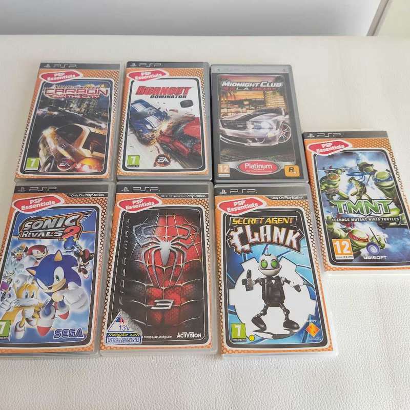 Sony Psp Console, memory card and games bundle