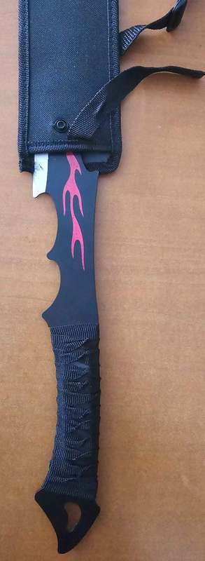 Curved Sword Flame Blade