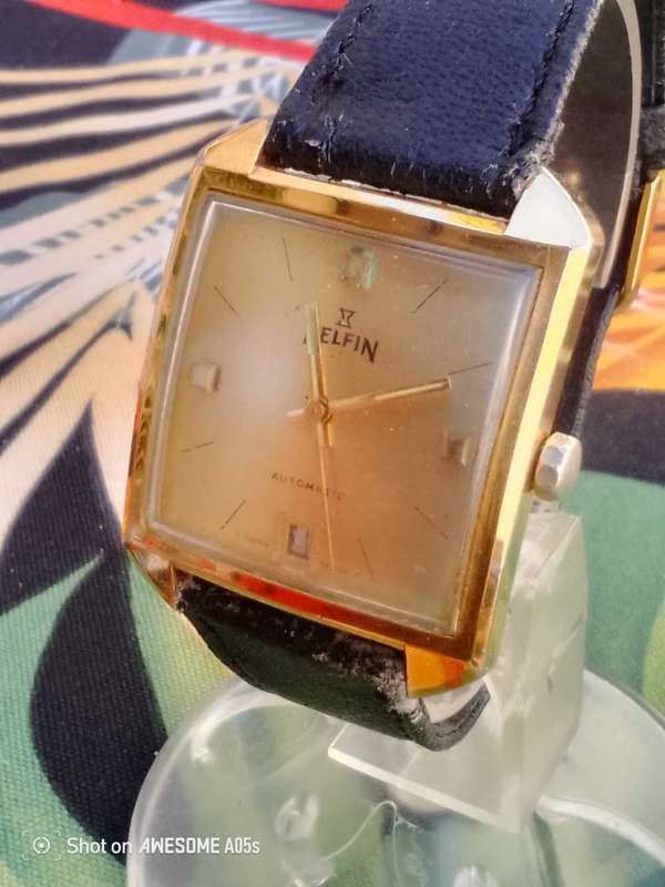 Delfin (Edox)Square automatic Hydromatic 1000 21jewels