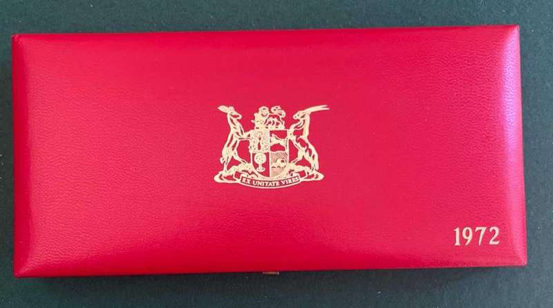 1972 RSA LONG PROOF SET. NO GOLD