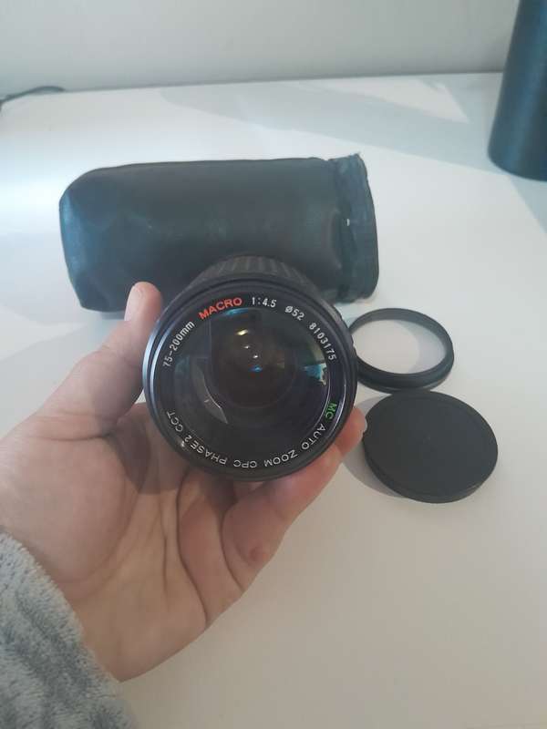 Vintage camera lenses and accessories