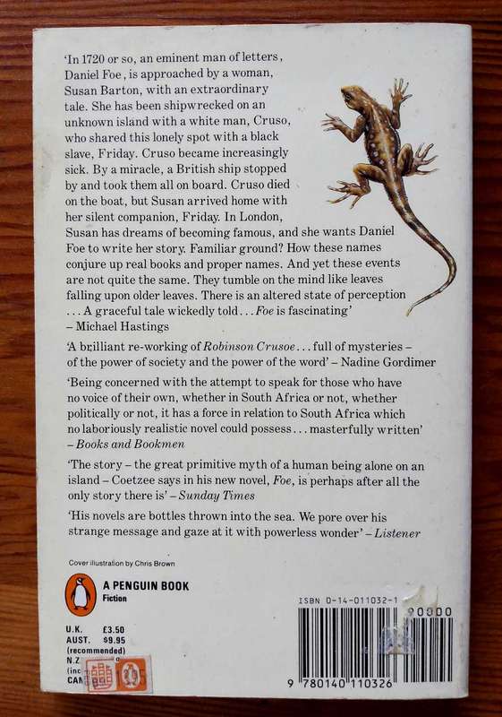Foe by J.M. Coetzee