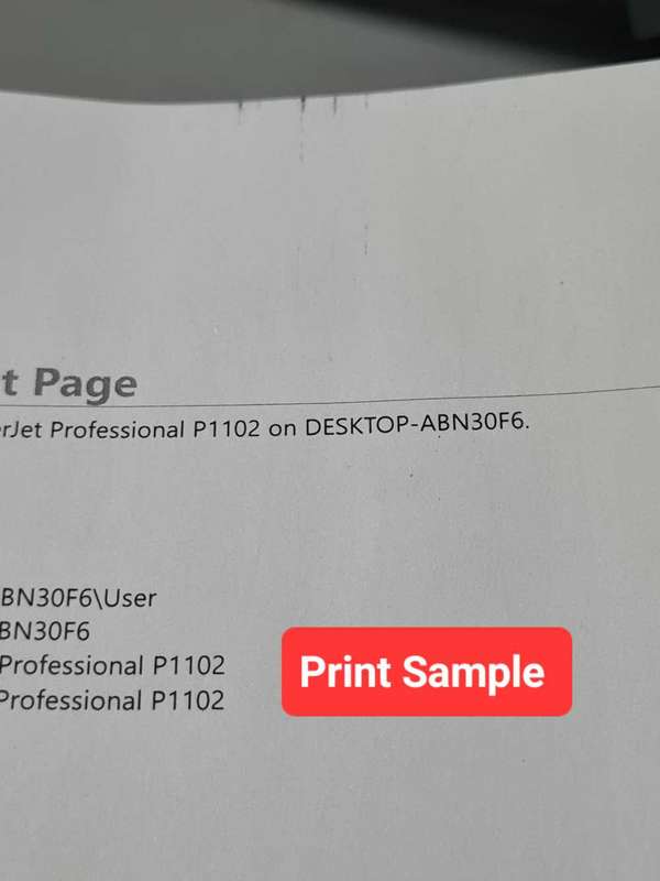 HP Laser Jet P1102 Monochrome printer