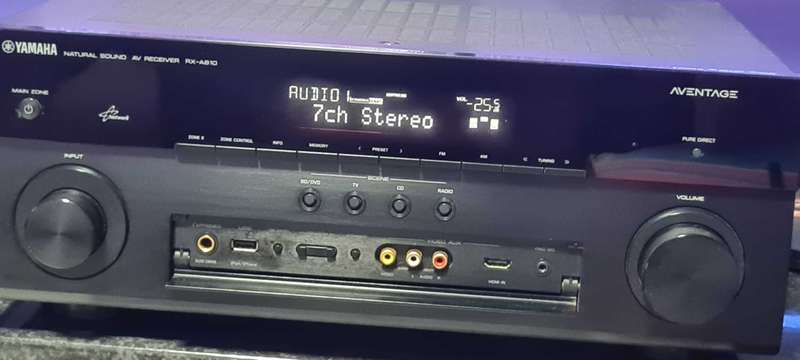 Yamaha Rx-a810 Receiver & Pure acoustics Supernova 5F speaker set.