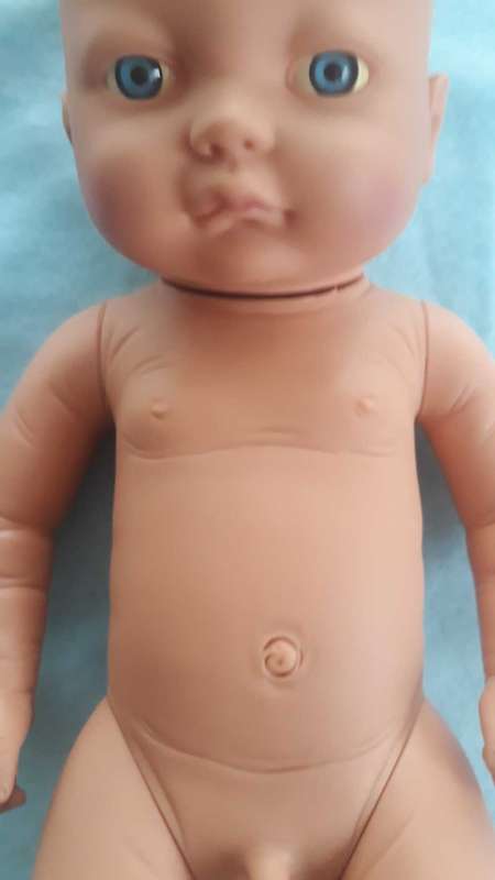 VINTAGE ANATOMICALLY CORRECT  BABY BOY DOLL - 40 CM - 1990`S