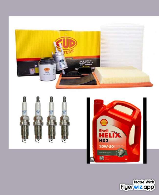 VW Polo 1.4i Complete Service Kit