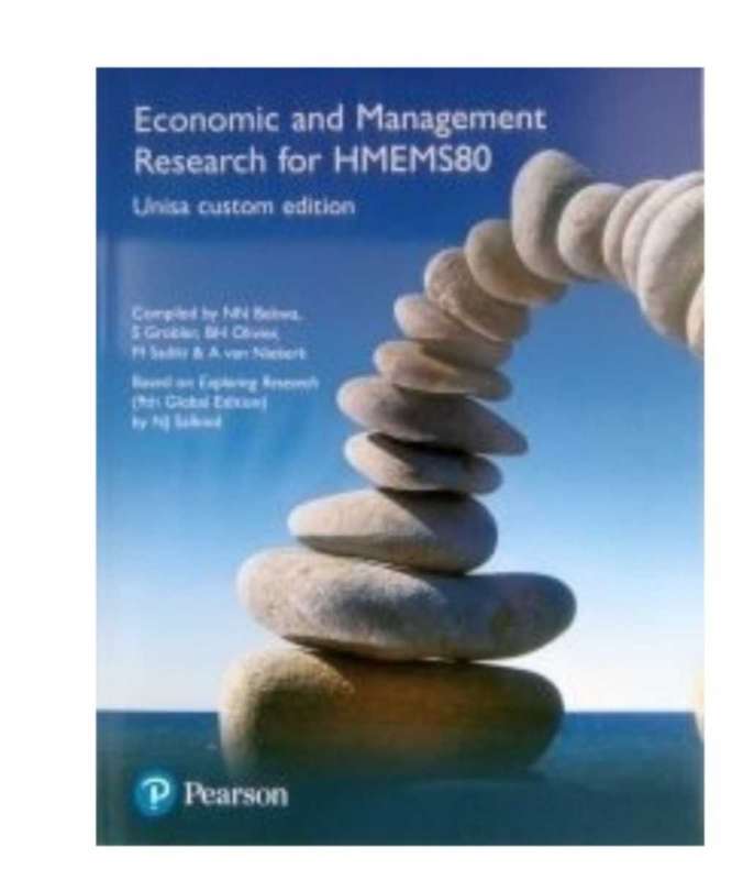 Economic and management research for HMEMS80 Unisa