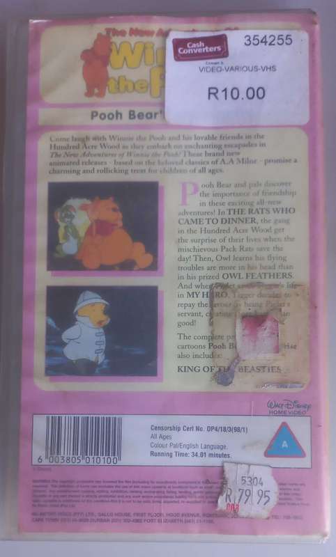 Winnie the Pooh - Pooh bear`s big surprise VHS