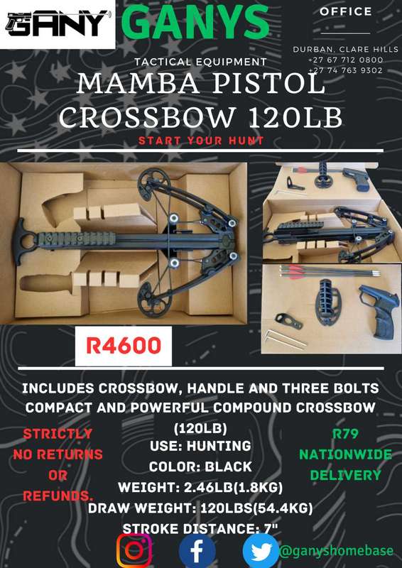 Mamba Pistol Crossbow