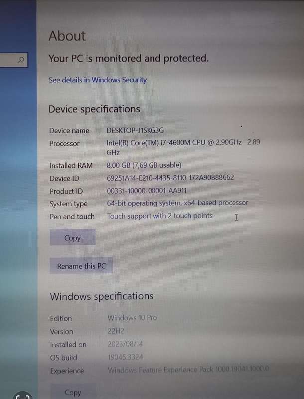Lenovo T540p i7