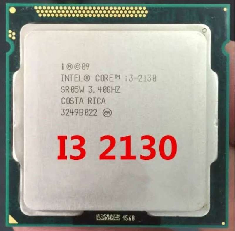 Intel Core i3 2130 4 Threaded CPU**2nd gen fits 3rd gen as well**3.4GHZ