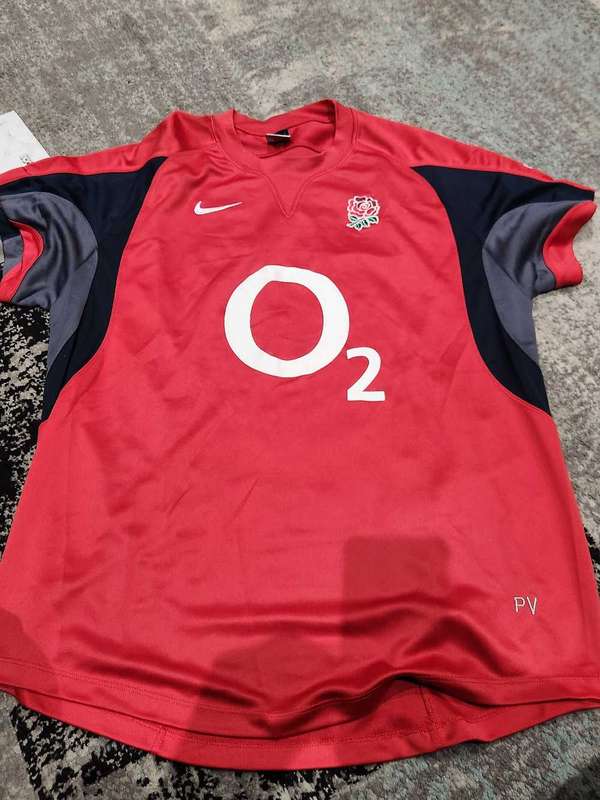 England Rugby - Training Jersey worn by Phil Vickery (Captain) - XXL