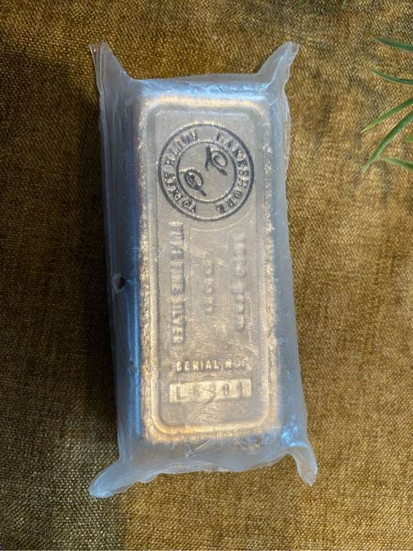 1000g .999 Ag  BAR - Pure Fine Silver