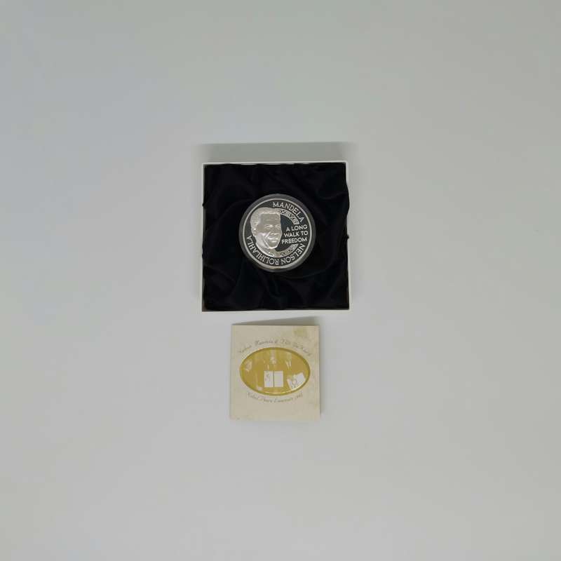 1 oz Nelson Mandela & FW de Klerk .925 Silver Medallion