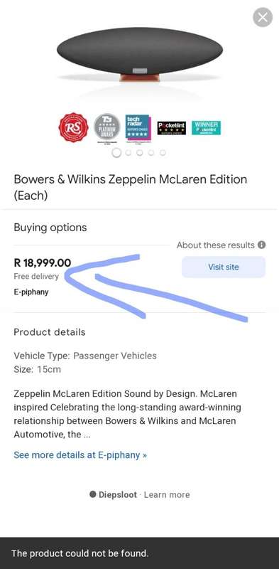 B&W Zeppelin (turns on. read details)