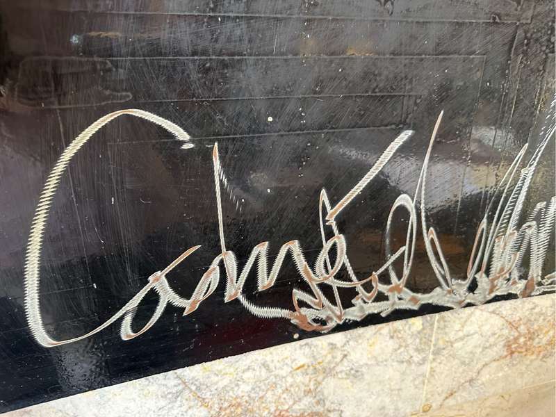 Corné Weideman oil on steel painting ( one of a kind )