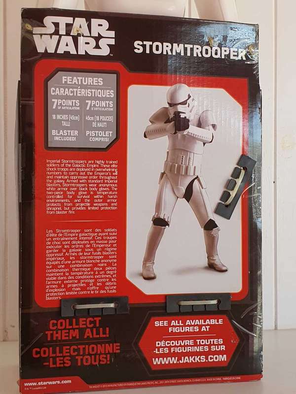 Large Star Wars Stormtrooper 45cm Jakks Pacific NIB