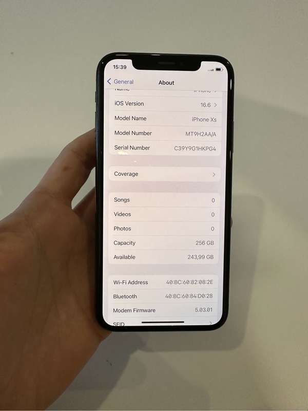 iPhone xS 256gb