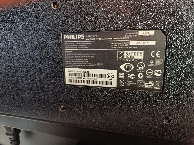 Phillips 27 inch FHD monitor