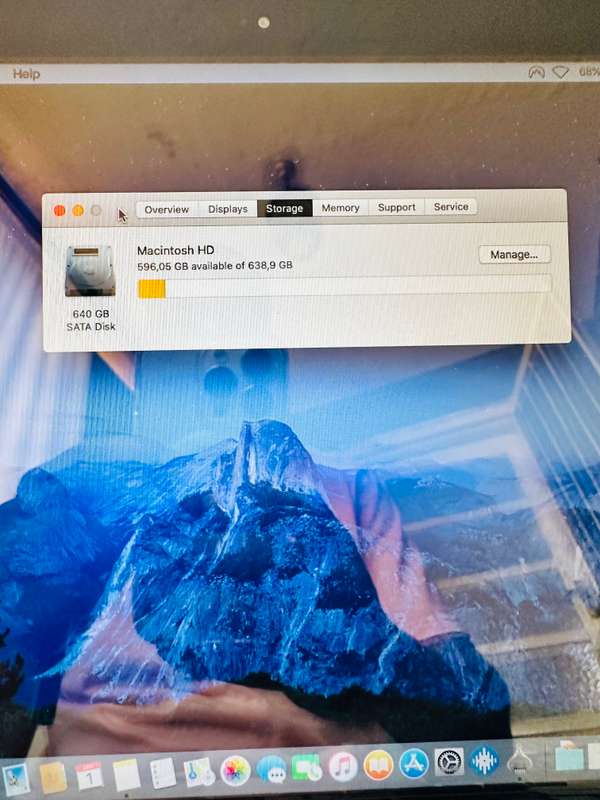 Intel Core i7 Apple MacBook Pro (13-inch, Early 2011)  640GB HDD 8GB RAM macOS 10.13.6