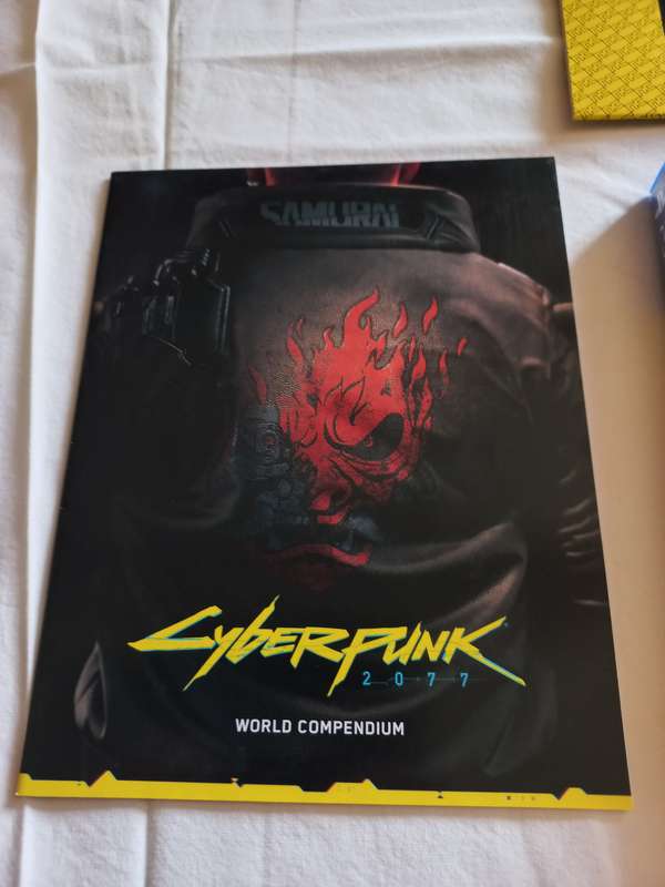 Cyberpunk 2077 + world map + postcards