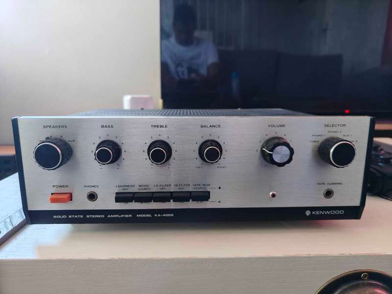 Vintage Kenwood KA 4002 solid state amplifier