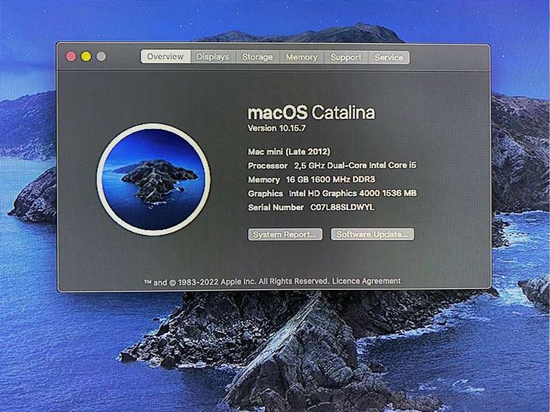 Apple Mac Mini | Dual Core i5 | 16GB RAM | 500GB SSD | MacOS Catalina