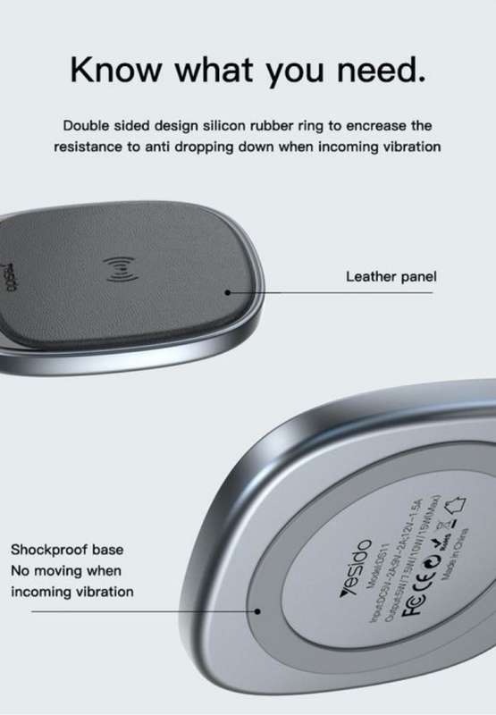 YESIDO DS11 15W Wireless Charging Pad ***UNBOXED DEAL***