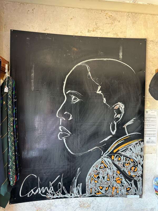 Corné Weideman oil on steel painting ( one of a kind )