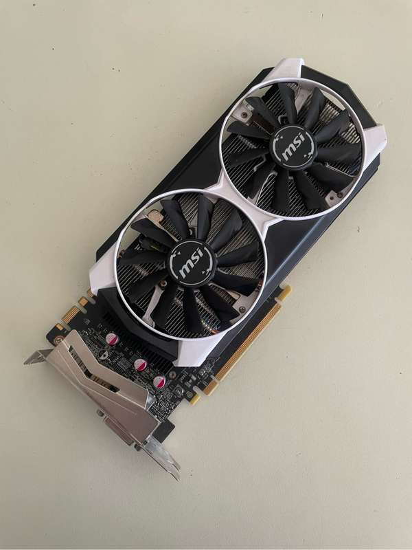 MSI GTX970 4GB GDDR5 Graphics Card**Has Issues**For parts or repair