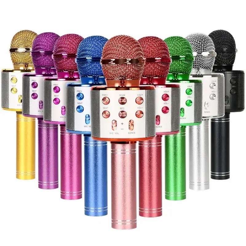Microphone Speaker BT Karaoke Consender Handheld Microphone