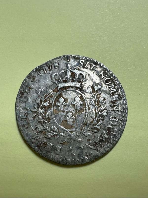 1/10 ecu Louis XVI 1778 French coin