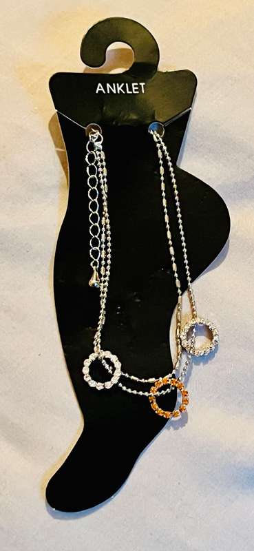 Anklets 3 Ring Diamante