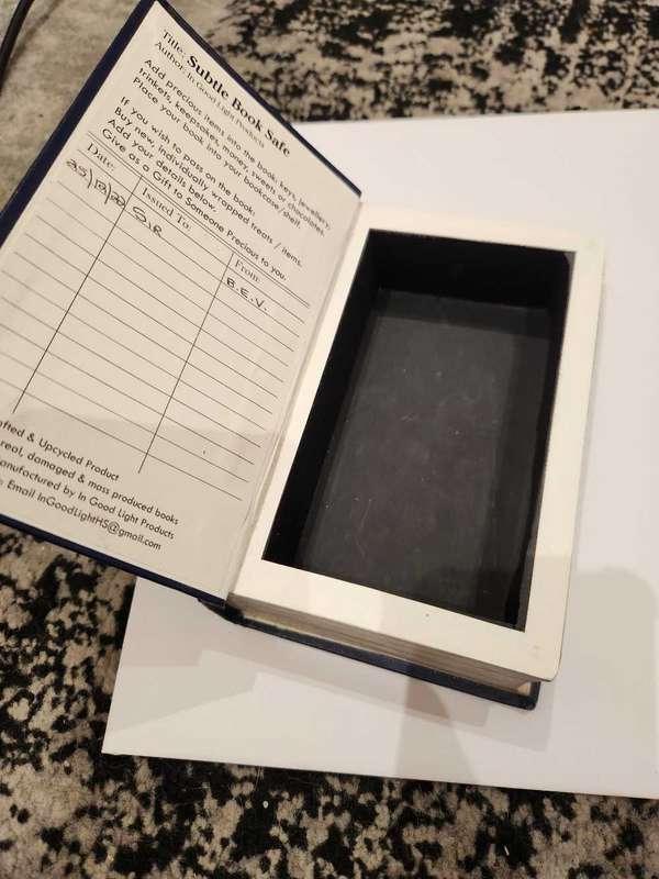 Oxford pocket dictionary with secret storage compartment - unique item