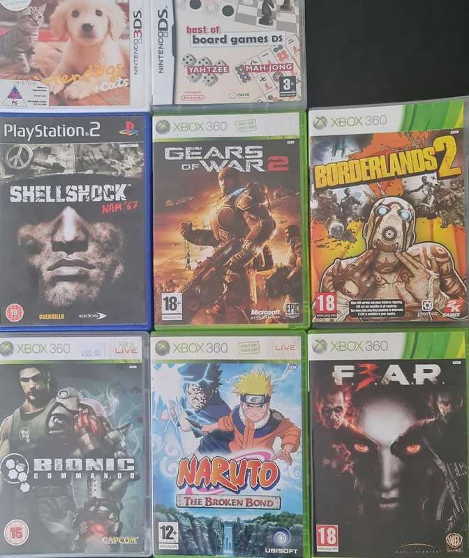 Xbox 360/PS2 games