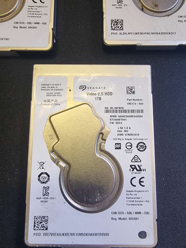 1Tb 2.5" Hard Drives
