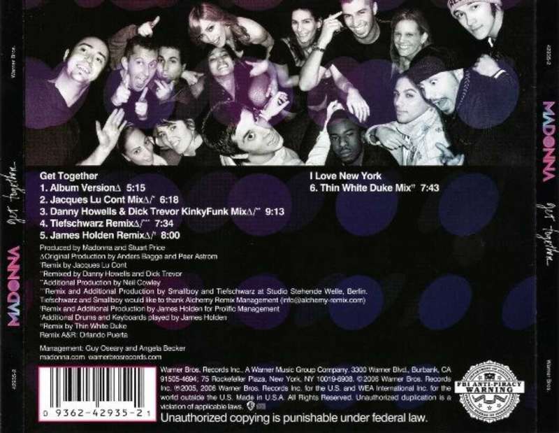 Madonna  Get Together (2006,CD)