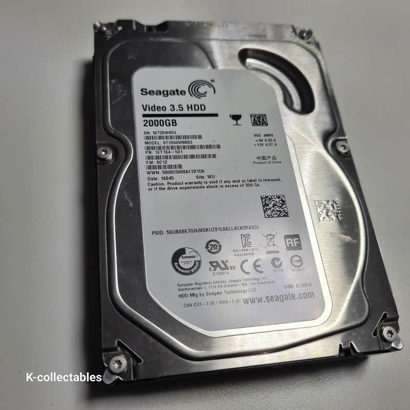 2000GB / 2TB HDD