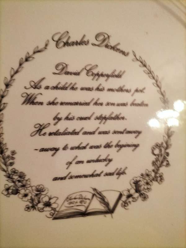 Charles Dickens - David Copperfield  Charger Plate