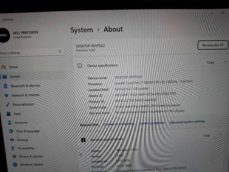Dell Precision 5540