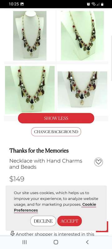 Vintage Penca de Balanganda All Hands on Neck Fetish Charm Necklace