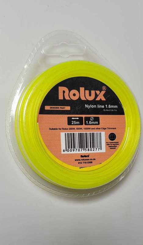 25m Rolux 1.6mm Nylon Trimmer Line