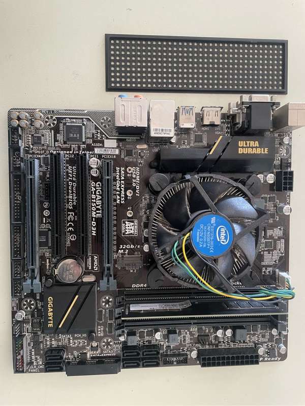 Intel Core i5 6400 Combo**Gigabyte B150M Motherboard**4GB Ram**