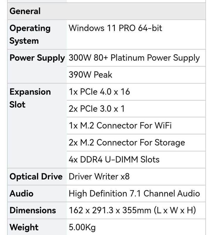 i5 11400 - ASUS Expertcenter D7 Mini-Tower